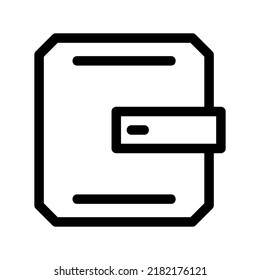 wallet icon or logo isolated sign symbol vector illustration - high quality black style vector icons
