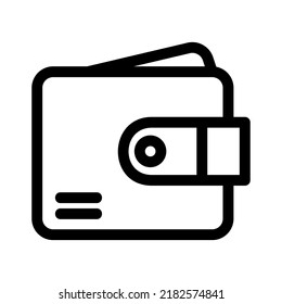 wallet icon or logo isolated sign symbol vector illustration - high quality black style vector icons
