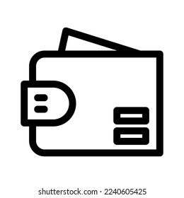 wallet icon or logo isolated sign symbol vector illustration - high quality black style vector icons
