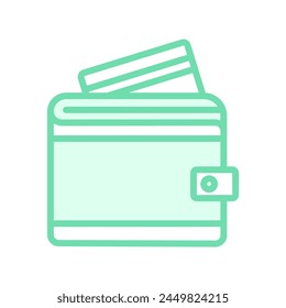 Wallet icon, money, cash, payment, finance, editable vector, pixel perfect, illustrator ai file