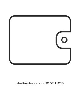 wallet icon on white background