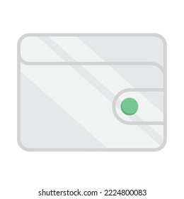 wallet icon on white background