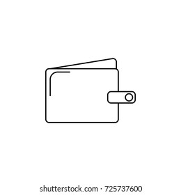 Wallet Icon on white background