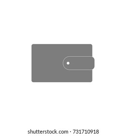 Wallet icon on white background