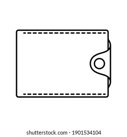 icono de cartera. Icono de la cartera. ilustración vectorial