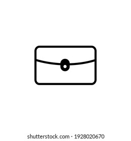 wallet icon and saving money icon vektor simple desain