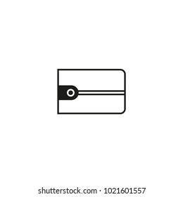 wallet icon. sign design