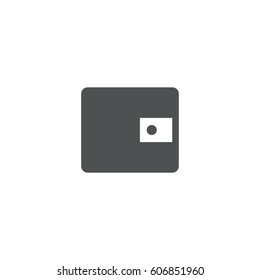 wallet icon. sign design