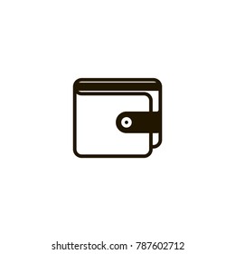 wallet icon. sign design