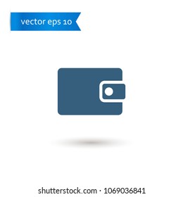 wallet. wallet icon. sign design. Vector EPS 10.