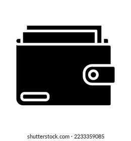 Wallet icon. sign for mobile concept and web design. vector illustration