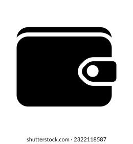 Icono de cartera. inicio de sesión para concepto móvil y diseño web. ilustración vectorial