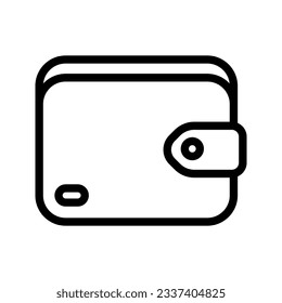 Wallet icon. sign for mobile concept and web design. vector illustration