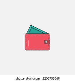Wallet icon sign vector,Symbol, logo illustration for web and mobile