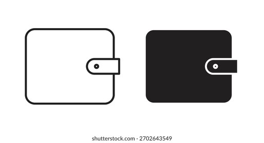 Logotipo abstracto moderno del Diseño gráfico de la tendencia plana simple del icono de la cartera