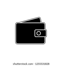 wallet icon. Simple glyph vector of web set icons for UI and UX, website or mobile application