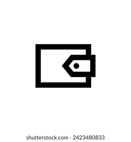 Wallet Icon Simple Line Style Vector Perfect Web and Mobile Illustration 