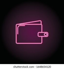 Wallet icon. Simple thin line, outline vector of shopping icons for ui and ux, website or mobile application