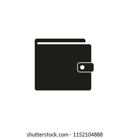 Wallet icon. Simple vector illustration.