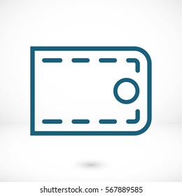 wallet icon stock vector illustration