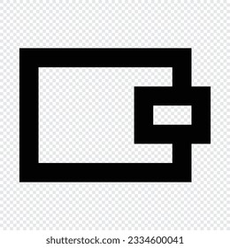 Wallet icon. Suitable for website UI design