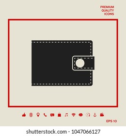 Wallet icon symbol