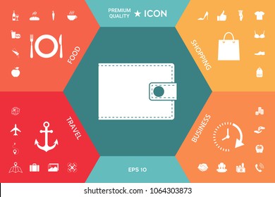Wallet icon symbol