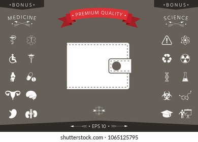 Wallet icon symbol