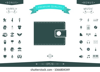 Wallet icon symbol