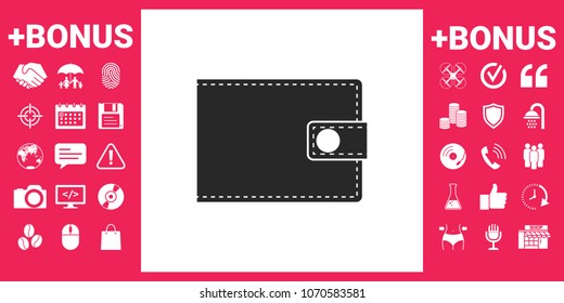 Wallet icon symbol
