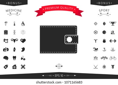 Wallet icon symbol