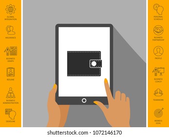 Wallet icon symbol