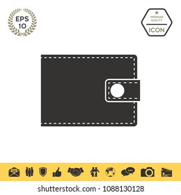 Wallet icon symbol