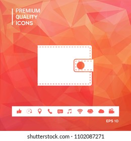 Wallet icon symbol