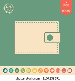 Wallet icon symbol