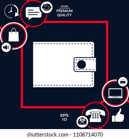 Wallet icon symbol