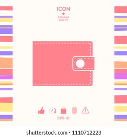 Wallet icon symbol