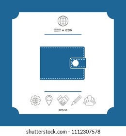 Wallet icon symbol