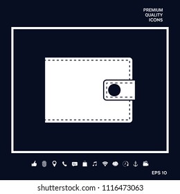 Wallet icon symbol