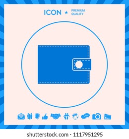 Wallet icon symbol
