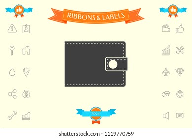 Wallet icon symbol