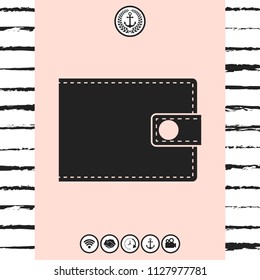 Wallet icon symbol