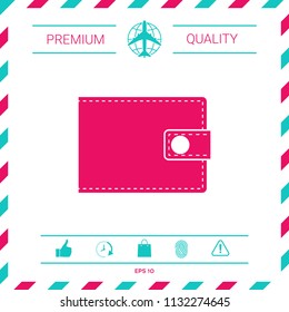 Wallet icon symbol
