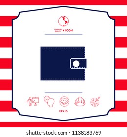 Wallet icon symbol