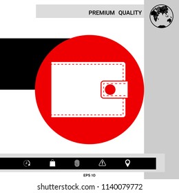 Wallet icon symbol