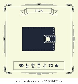 Wallet icon symbol