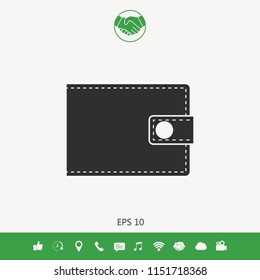 Wallet icon symbol