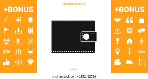 Wallet icon symbol