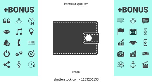 Wallet icon symbol