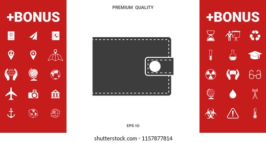 Wallet icon symbol